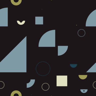 Temel şekiller kaotik seamless modeli