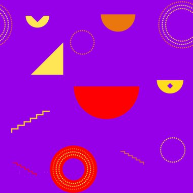 Temel şekiller kaotik seamless modeli