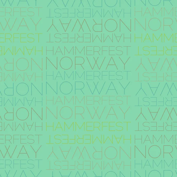 Офест, Норвегия — стоковый вектор