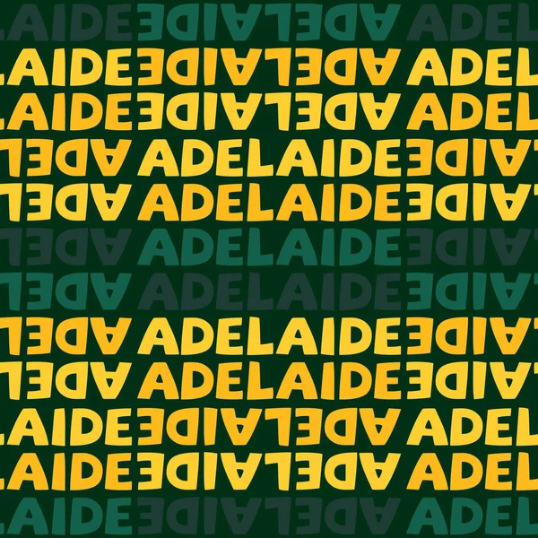 Adelaide, Australia patrón sin costuras — Vector de stock