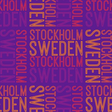 Stockholm, İsveç seamless modeli