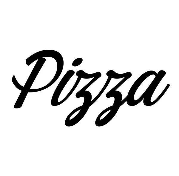 Πίτσα ετικέτα, σφραγίδα — Διανυσματικό Αρχείο