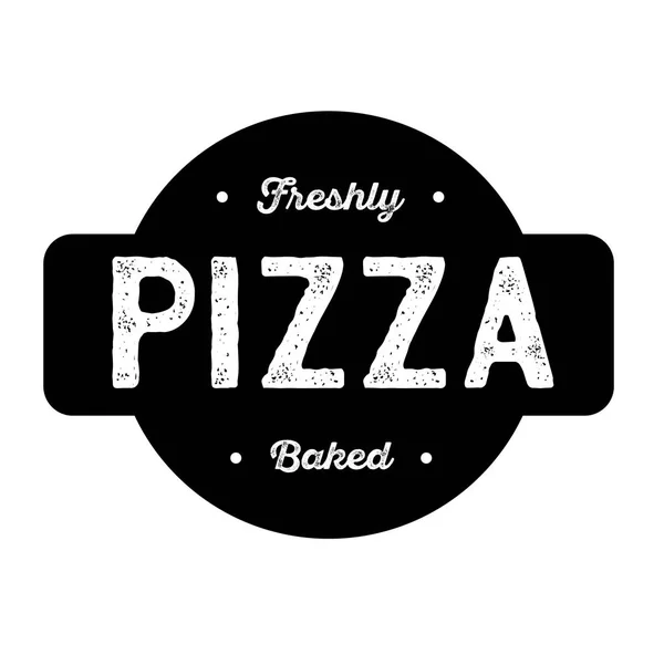 Etiqueta de pizza, etiqueta — Vector de stock