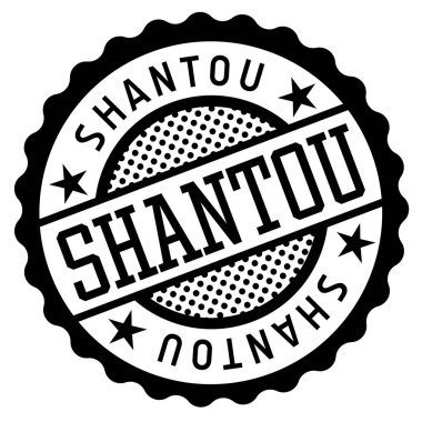 Shantou siyah beyaz rozet