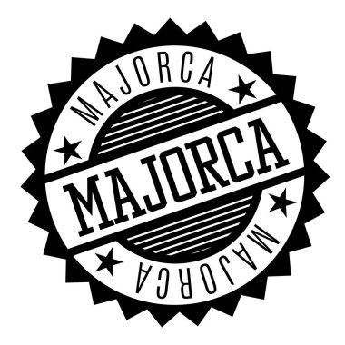 Mayorka siyah beyaz rozet