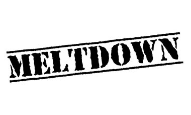 Meltdown tipografik damgası