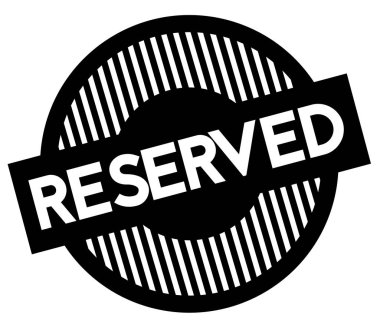 Ayrılmış tipografik damgası. Siyah dairesel pul serisi.