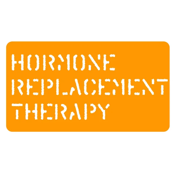 Hormon replacement tecken — Stock vektor
