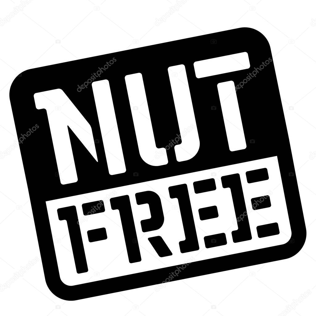 Nut free stencil stamp