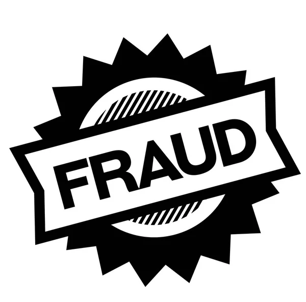 Fraud black stamp — Stock Vector