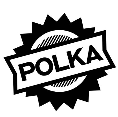 Polka siyah pul