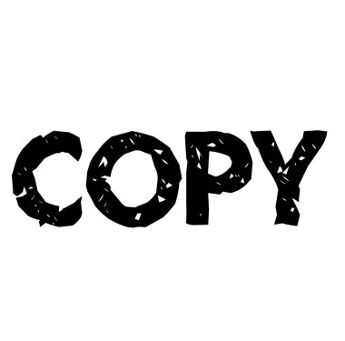 Beyaz kopya damgası