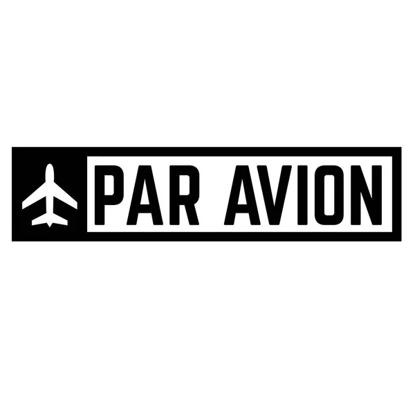 Par avion stämpel — Stock vektor