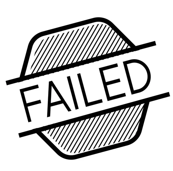 Failed black stamp — Stock Vector