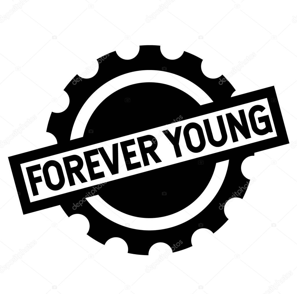 forever young black stamp