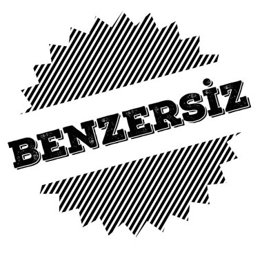 benzersiz siyah pul