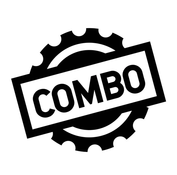 Sello negro combo — Vector de stock