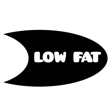 Beyaz düşük yağ damgası