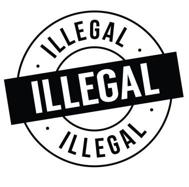 Beyaz yasadışı damgası