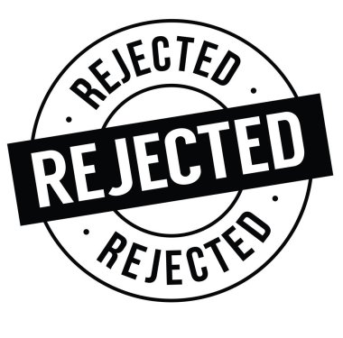 Beyaz reddedilen damgası