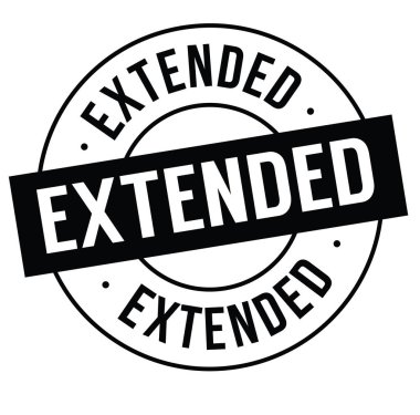 Beyaz genişletilmiş damgası