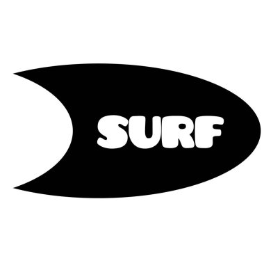 Beyaz sörf damgası