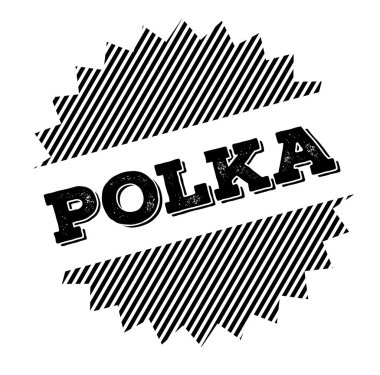 Polka siyah pul