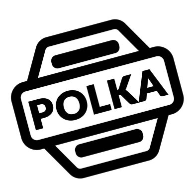 Polka siyah pul