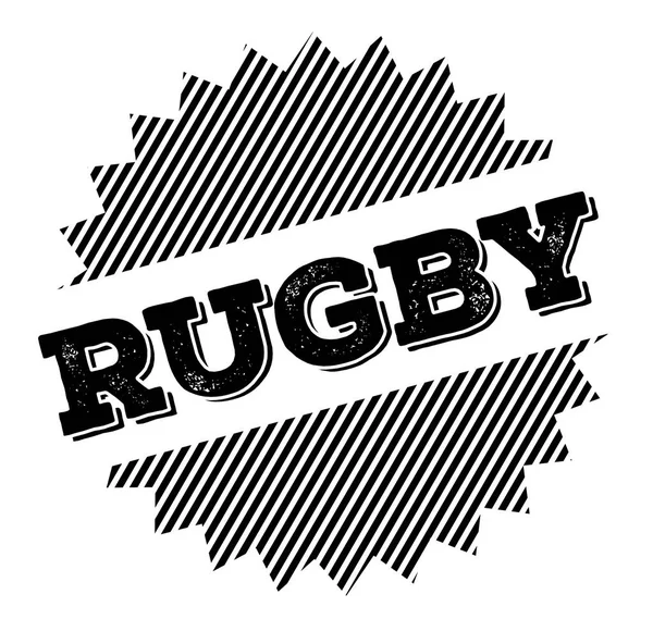 Rugby schwarze Marke — Stockvektor