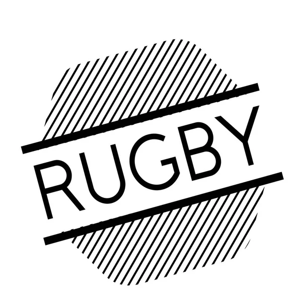 Rugby schwarze Marke — Stockvektor