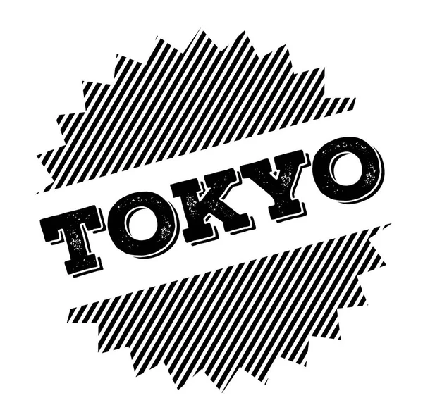 Sello negro tokyo — Vector de stock