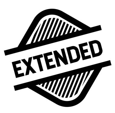 Beyaz genişletilmiş damgası