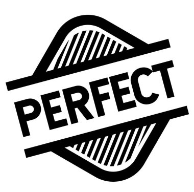 Beyaz mükemmel damgası