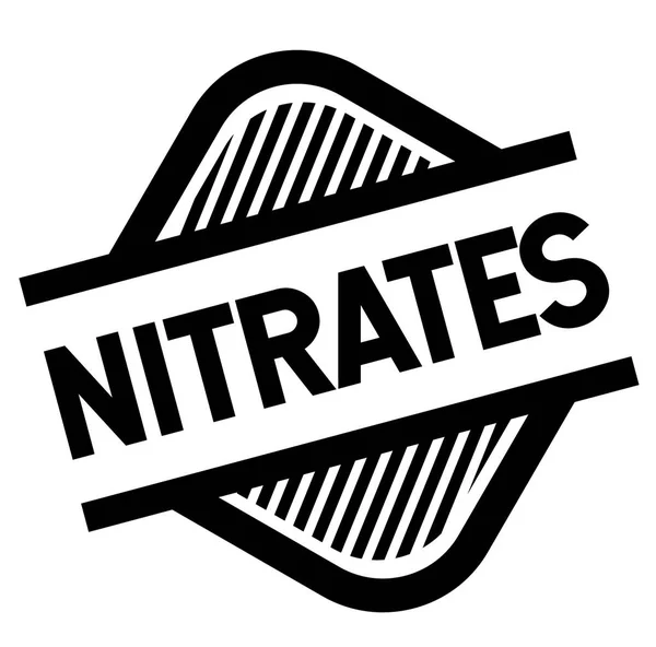 Sello de nitratos en blanco — Vector de stock