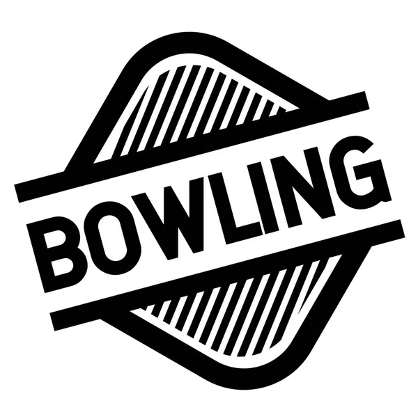 Bowlingmarke auf weiß — Stockvektor