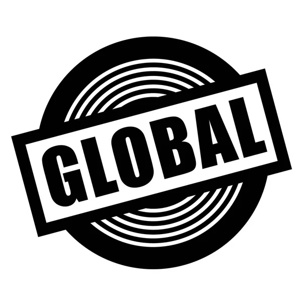 Глобальная чёрная марка — стоковый вектор