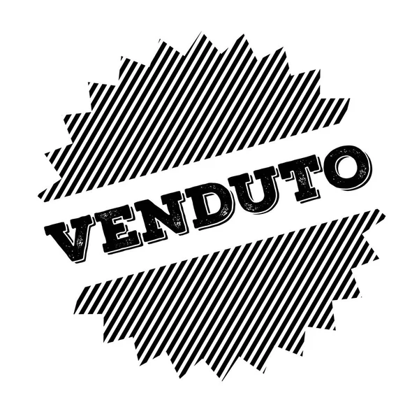 Sello negro VENDIDO — Vector de stock