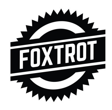 Beyaz fokstrot damgası