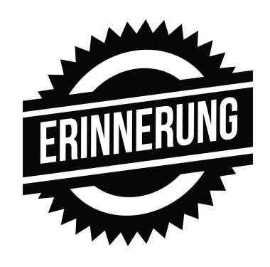 Beyaz uyarı mektubu damgası