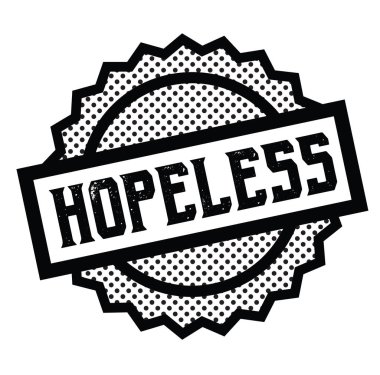 Beyaz umutsuz damgası