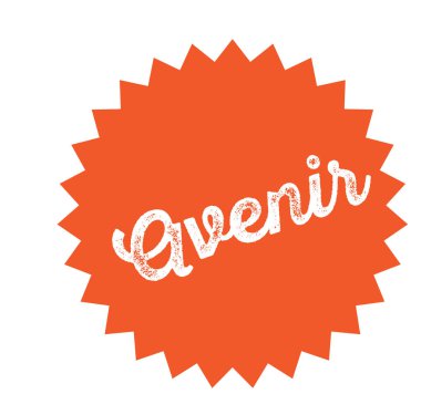 gelecekteki siyah pul Fransız dili. İşaret, etiket, etiket