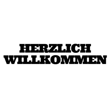 Beyaz hoş geldiniz damgası