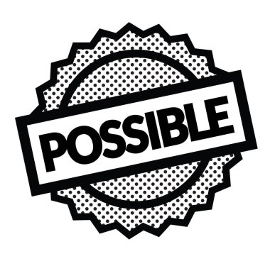 beyaz mümkün damgası