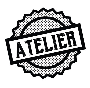 Beyaz atölye damgası