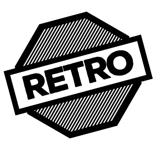 retro black stamp