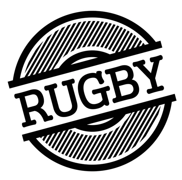 Rugby schwarze Marke — Stockvektor