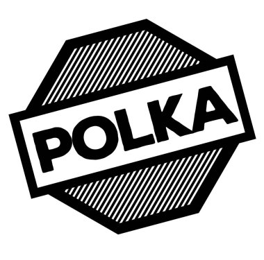 Polka siyah pul