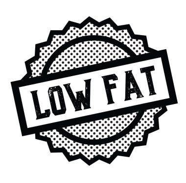 Beyaz düşük yağ damgası