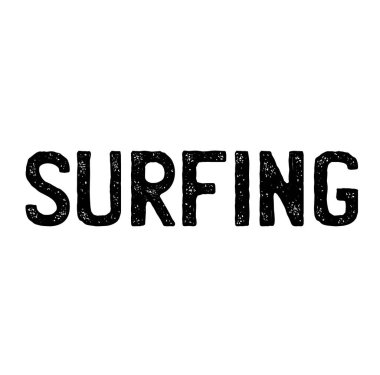 Beyaz sörf damgası