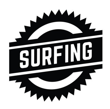 Beyaz sörf damgası